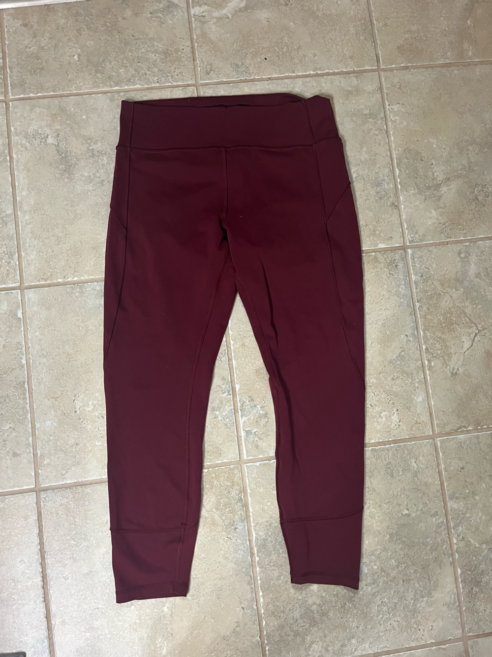 lululemon athletica High-Rise Burgundy Leggings